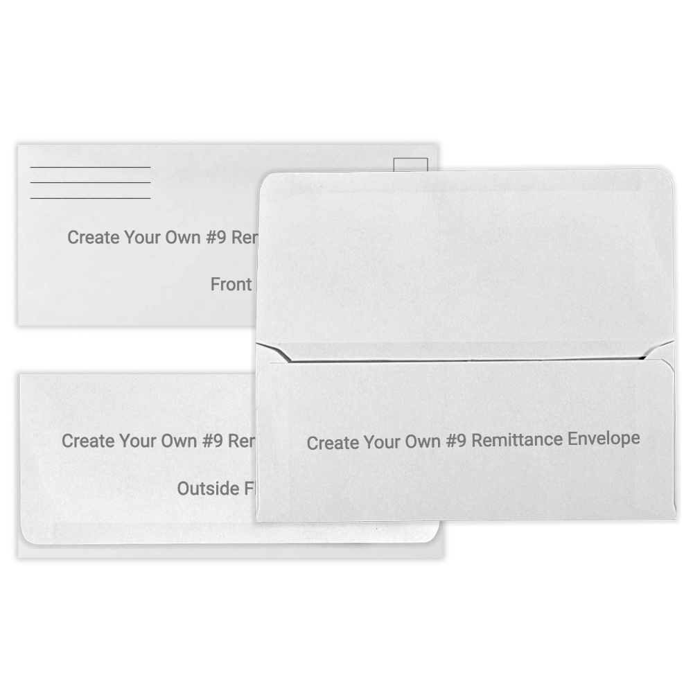 #9 Remittance Envelopes - Design Your Own