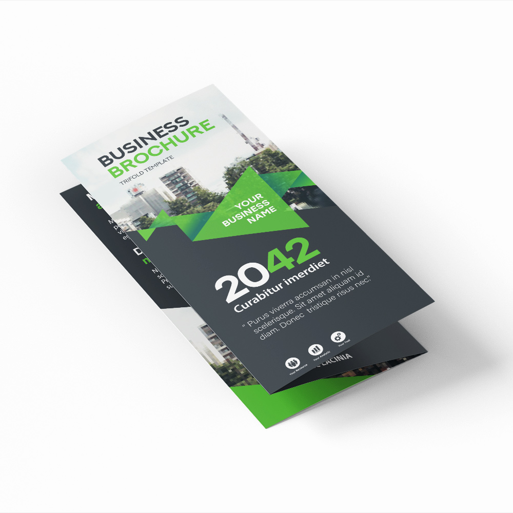 8.5 x 11 tri-fold brochures