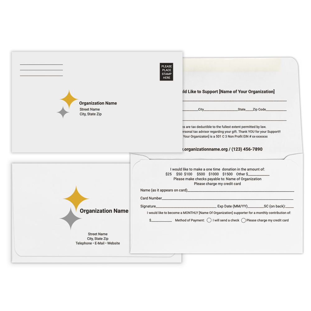 #6 3/4 General Fundraising Remittance Envelopes