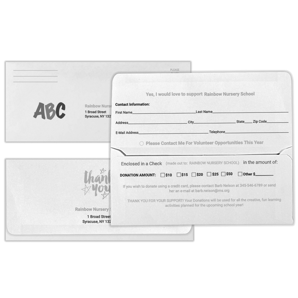 #9 Remittance Envelopes - Education Fundraising