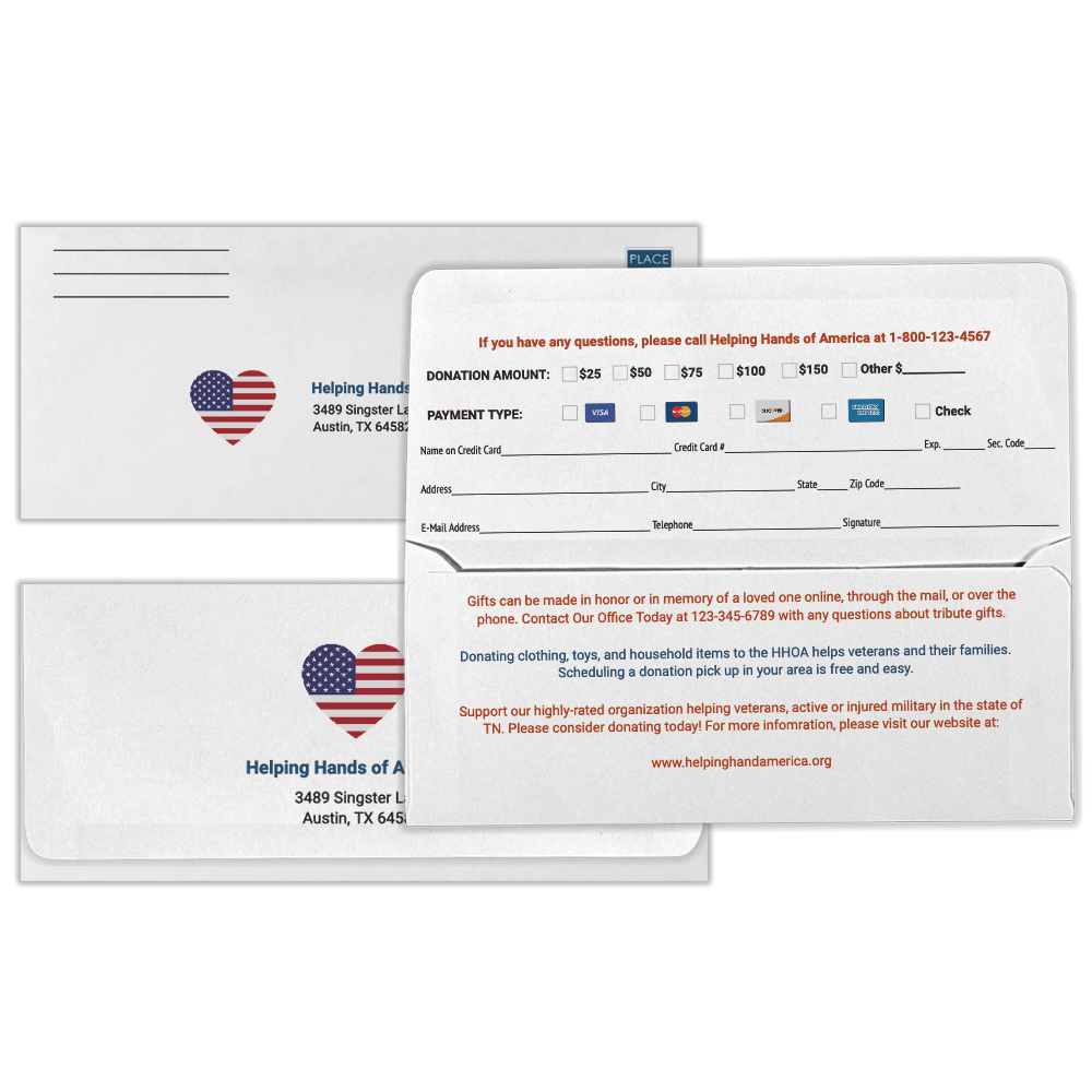 #9 Remittance Envelopes - Non-Profit Organization