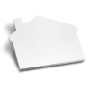 House Medium sticky die-cut notepad