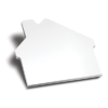 House Extra Large Die-Cut Sticky Notepads