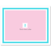 Womens Fold Over Stationery Notecards A2 - Pineapple