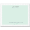 Womens Flat Notecard Stationery A2 - Striped Border