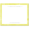 Womens Flat Notecard Stationery A2 - Watercolor Border