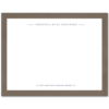 Womens Flat Notecard Stationery A2 - Watercolor Border