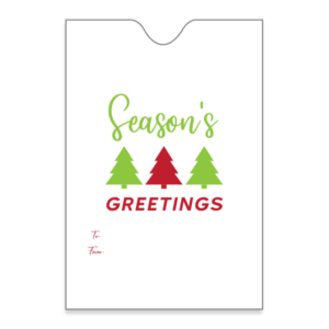 MWP Gift Card Sleev Holiday