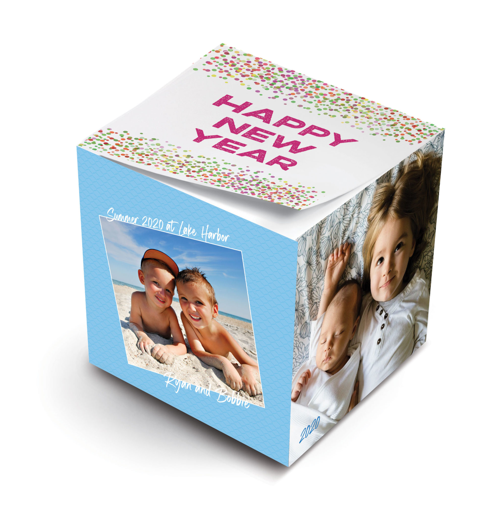 MWP Sticky Note Cube Virtual Holiday Top S