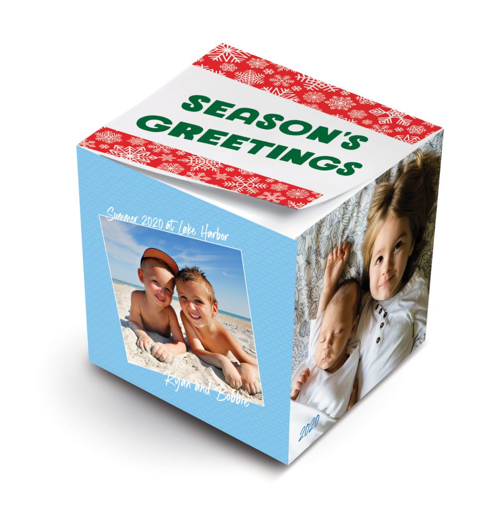 MWP Sticky Note Cube Virtual Holiday Top S