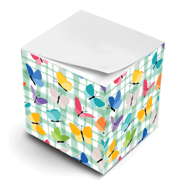 SNP Cube Butterfly Plaid