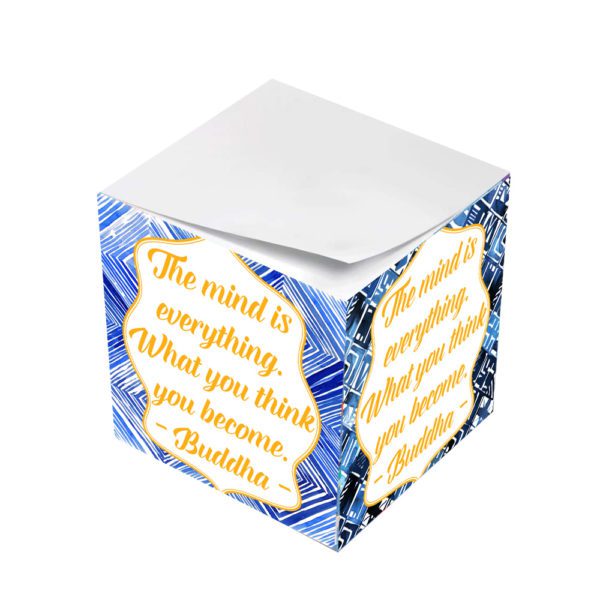 Buddha The Mind Is Everything Sticky Note Cubes