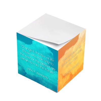 Various Motivational Leader Sticky Note Cubes