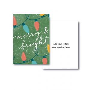 Merry & Bright Lights Corporate Holiday Cards