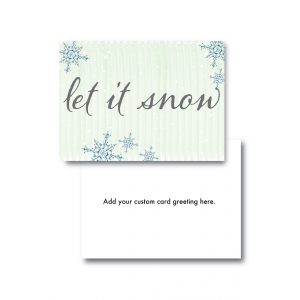 Let It Snow Corporate Holiday Cards