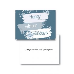 Happy Winter Holidays Corporate Holiday Cards