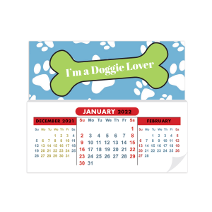 Sticky Calendar Mock Up Doggie Lover