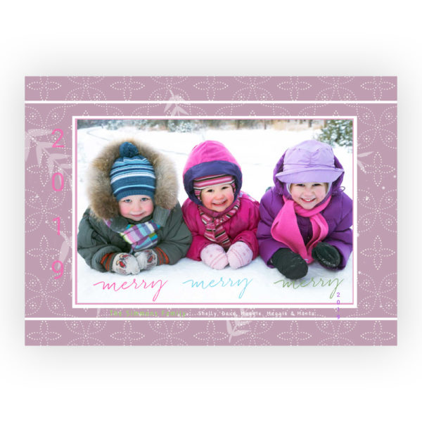 Photo Holiday Cards: Merry, Merry, Merry