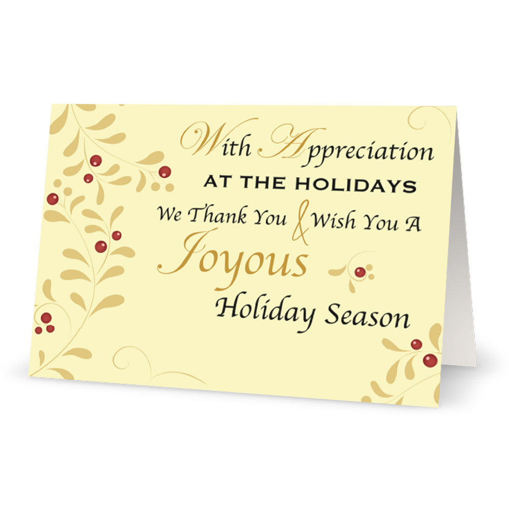 Corporate Holiday Cards: Joyous Holiday Season