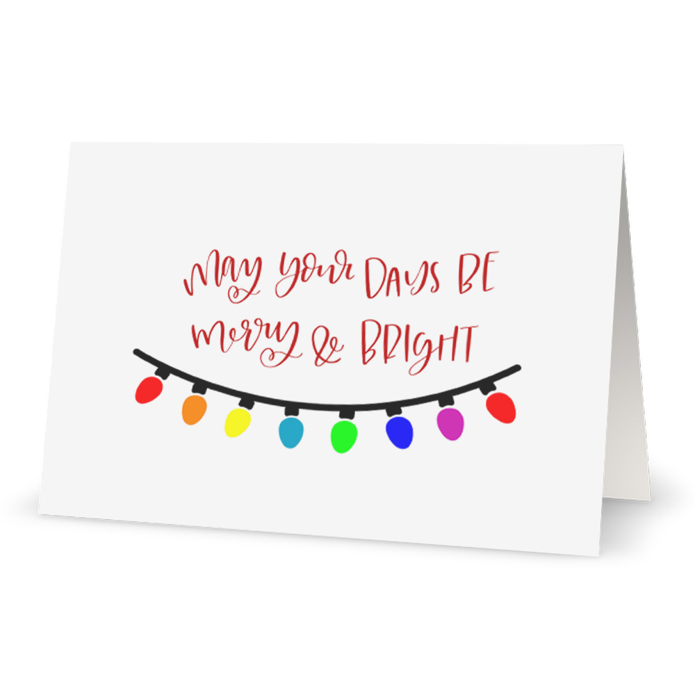 Corporate Holiday Cards: May Your Days Be Merry & Bright