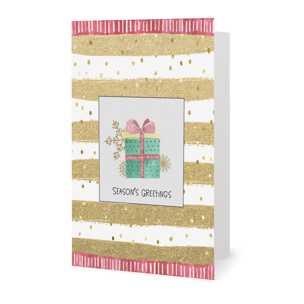 Corporate Holiday Cards: Seasons Greeting Gift