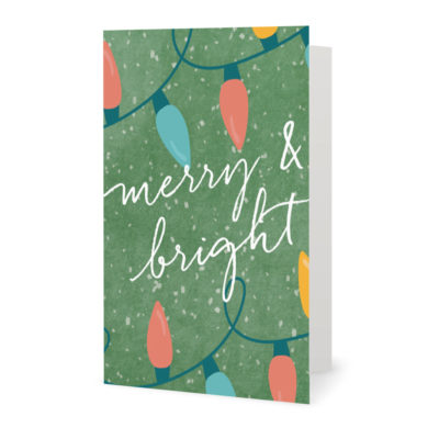 Corporate Holiday Cards: Merry & Bright Lights