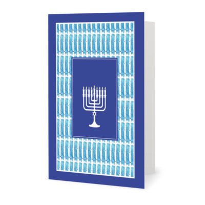 Corporate Holiday Cards: Menorah