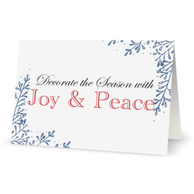 Corporate Holiday Cards: Decorate Season with Joy & Peace