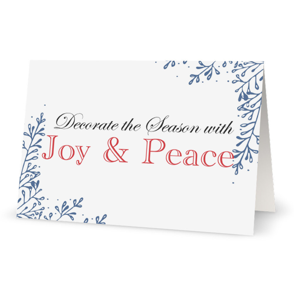 Corporate Holiday Cards: Decorate Season with Joy & Peace