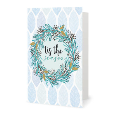 Corporate Holiday Cards: Tis The Season Wreath