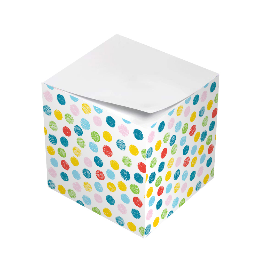 polka dot sticky note cubes