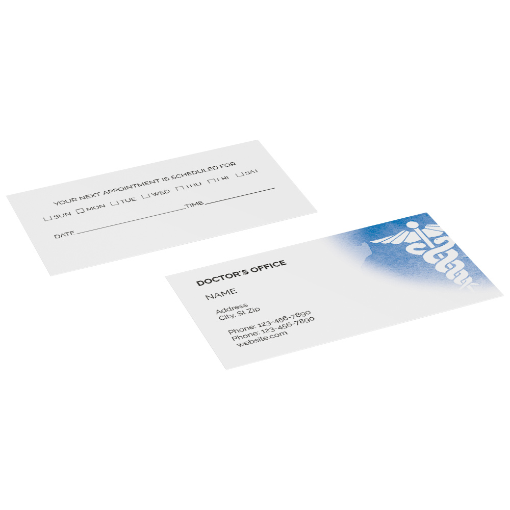 doctors office appointment cards