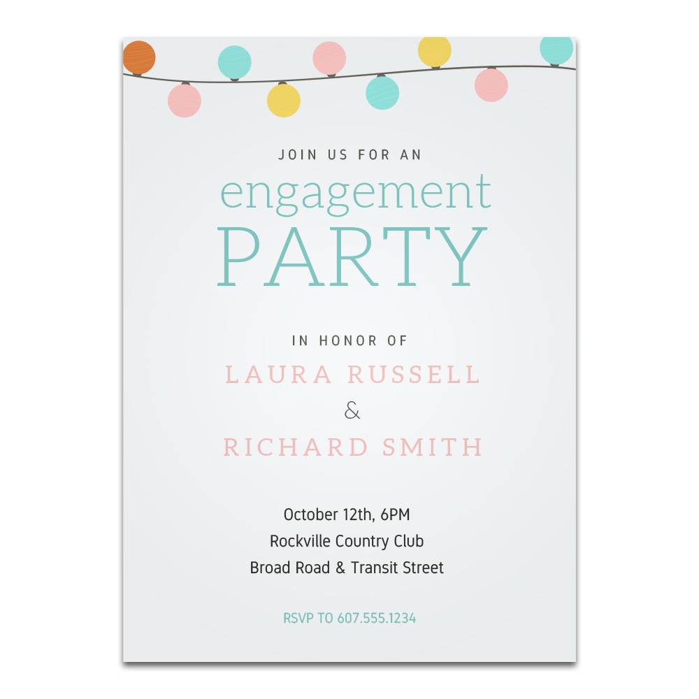 engagement party invitation