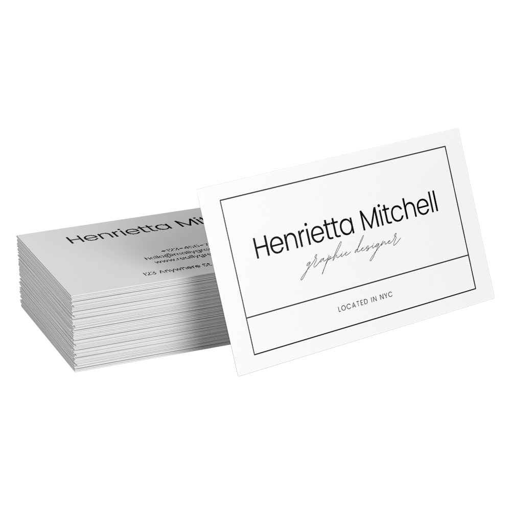 modern contemporary business cards
