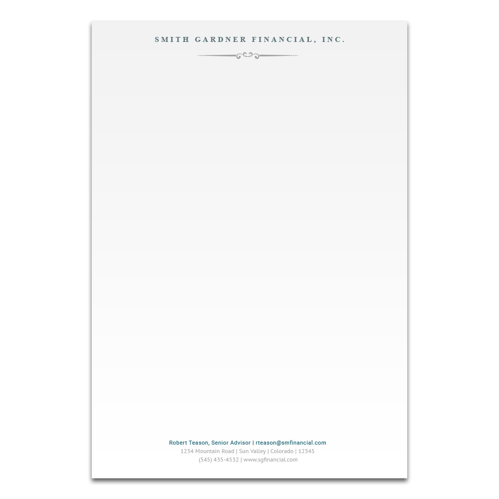 Ornate Monarch Letterhead